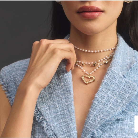 Women's Anthropologie Maeve Tweed Blue Dress - Picture 3 of 6